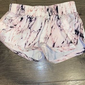 Jo & Jax white marble shorts-size XSA